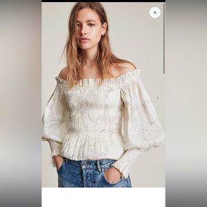 All saints Lara Top size 2, worn about 3 times.